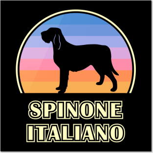 Spinone Italiano Vintage Sunset Dog Posters and Art